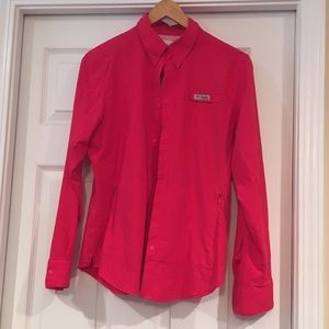Columbia longsleeve blouse bright pink